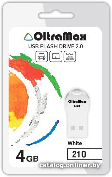 

USB Flash Oltramax 210 4GB (белый) [OM-4GB-210-White]