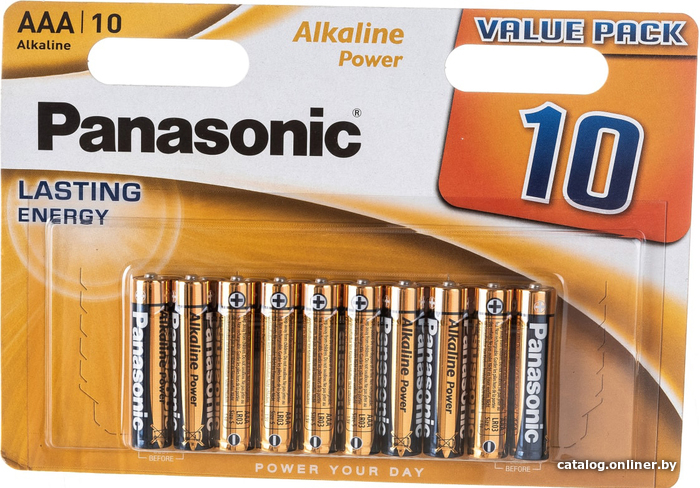 

Батарейка Panasonic Alkaline Power AAA 10 шт LR03/10BL