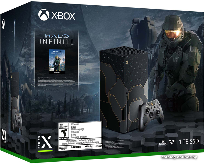 

Игровая приставка Microsoft Xbox Series X Halo Infinite Limited Edition
