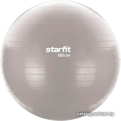 

Гимнастический мяч Starfit GB-104 85 см антивзрыв (тепло-серый пастель)
