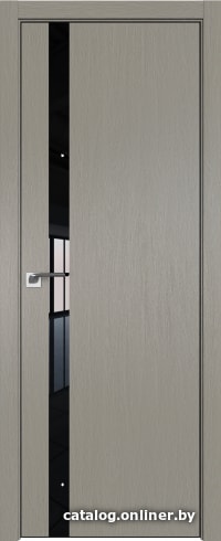 

Межкомнатная дверь ProfilDoors 6ZN 70x200 (стоун/стекло черный лак)