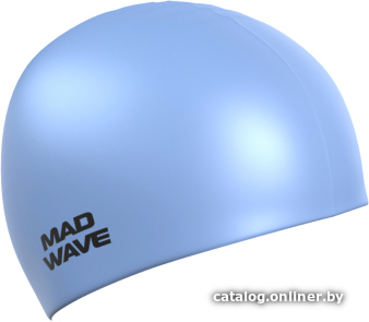 

Шапочка для плавания Mad Wave Pastel (голубой)