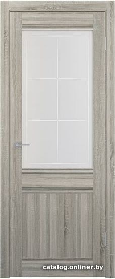 

Межкомнатная дверь Юркас Stark ST22 ДО 80x200 (сонома грей, стекло матовое квадро)