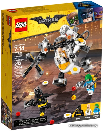 

Конструктор LEGO Batman Movie 70920 Бой с роботом Яйцеголового