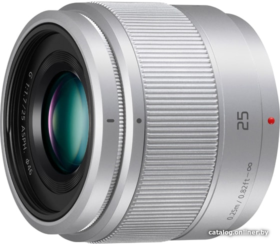 

Объектив Panasonic LUMIX G 25mm F1.7 ASPH. (серебристый)