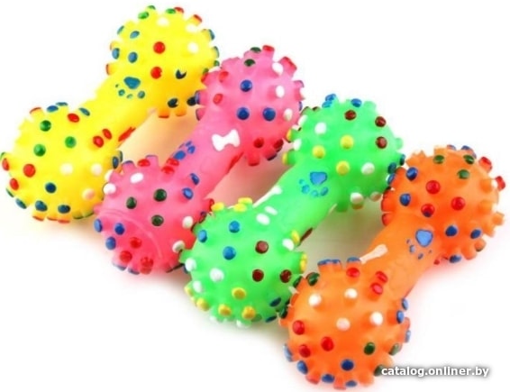 

Игрушка для собак For Friends Гантелька с крупными шипами с пищалкой TUZ759
