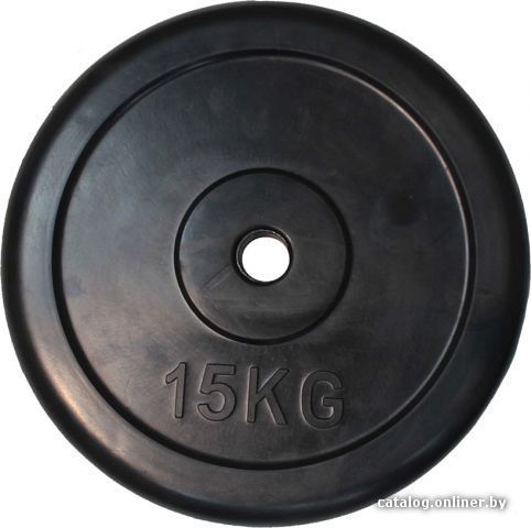 

Диск American Fitness Regular Rubber Plate 15 кг