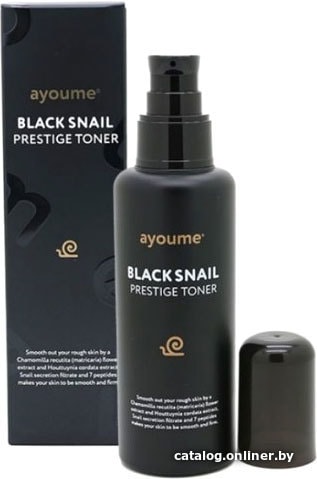 

Ayoume Тоник Black Snail Prestige Toner с муцином черной улитки 150 мл