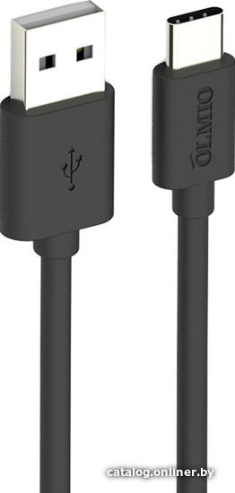

Кабель Olmio 039518 USB Type A - USB Type C (3 м, черный)