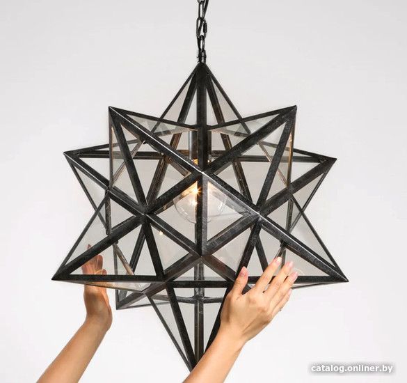 

Подвесная люстра ImperiumLoft Black star clear glass 101314-26