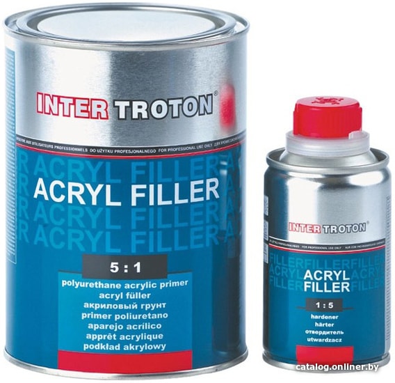 

Автомобильный грунт Troton акриловый Acryl Filler 5:1 0.8+0.16л (белый) 1578