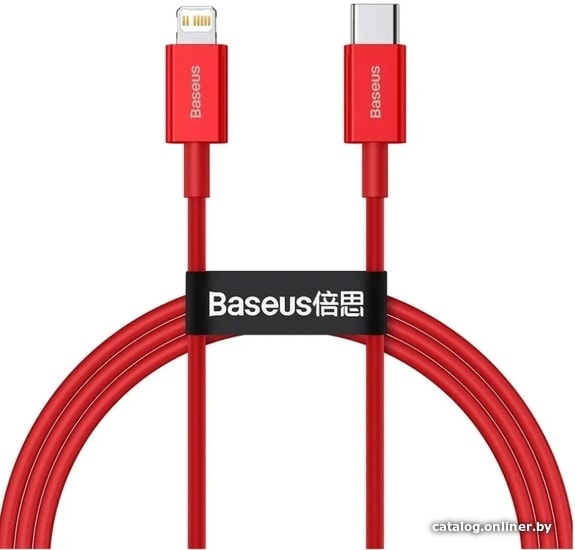 

Кабель Baseus CATLYS-C09 USB Type-C - Lightning (2 м, красный)