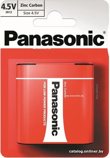 

Батарейка Panasonic 3R12 4.5 v