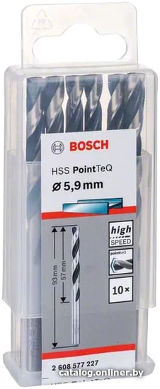 

Набор оснастки Bosch 2608577227 (10 предметов)