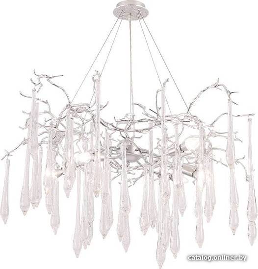 

Подвесная люстра Crystal Lux Reina Sp8 D1000 Silver Patina