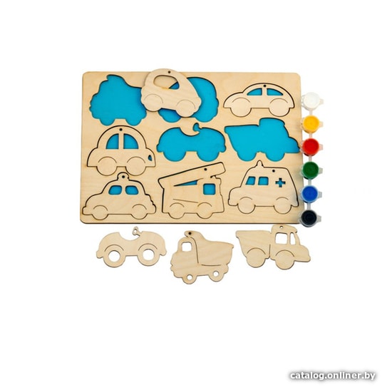 

Мозаика/пазл Smile Decor Машинки Т1009
