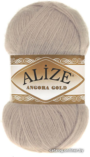 

Пряжа для вязания Alize Angora gold 506 (550 м, молочно-бежевый)