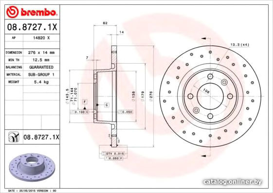 

Brembo 0887271X