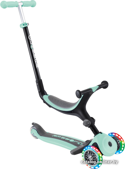 

Трехколесный самокат Globber Go Up Foldable Plus Light (мятный)