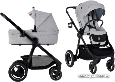 

Универсальная коляска KinderKraft EveryDay (2 в 1, light grey)