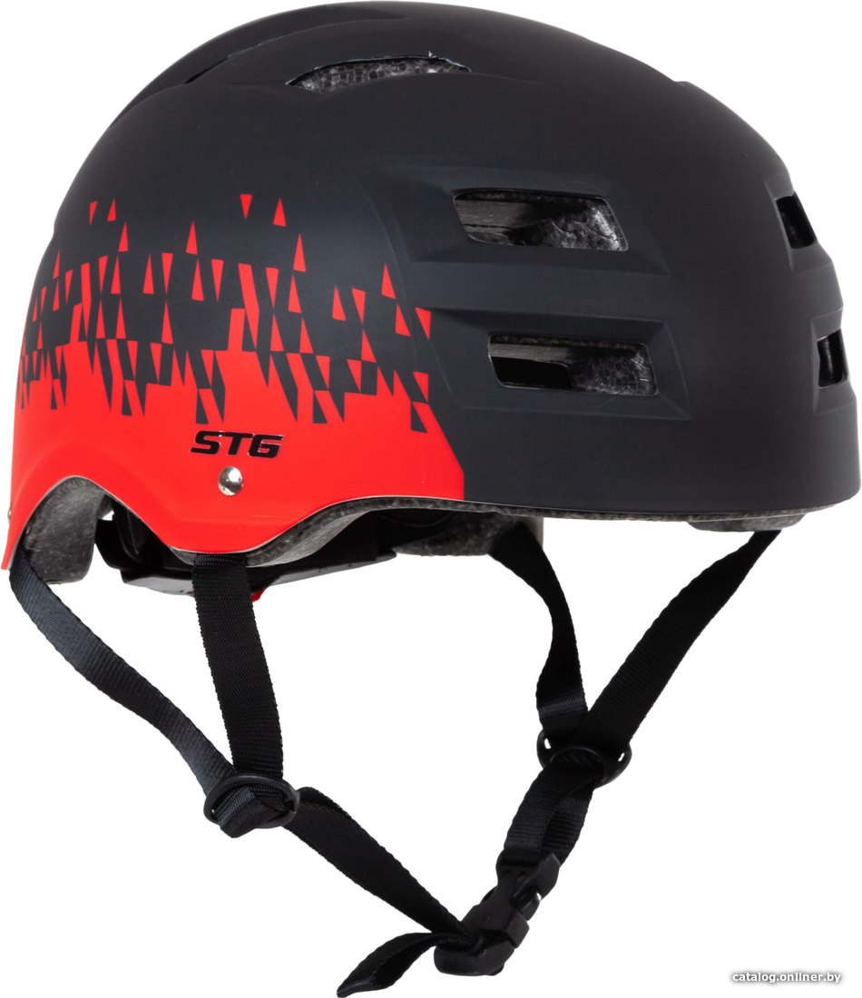 

Cпортивный шлем STG MTV1 L (р. 58-61, черный/красный)
