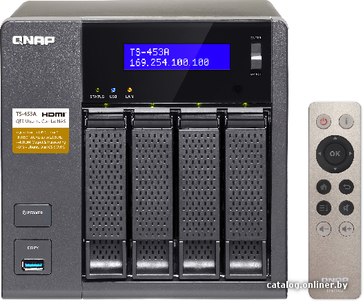

Сетевой накопитель QNAP TS-453A-4G