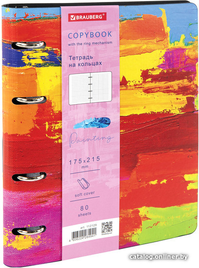 

Полуобщая тетрадь BRAUBERG Vista Colors А5 112129