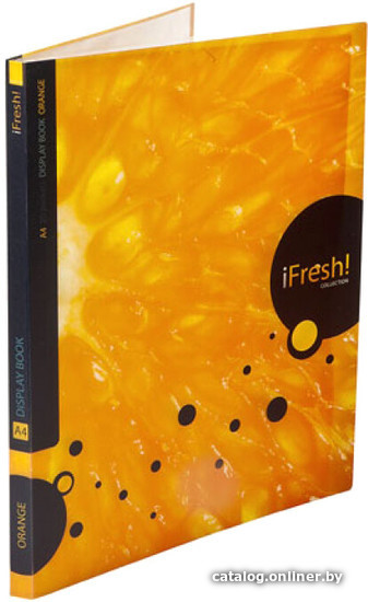 

Папка для бумаг Hatber IFresh 20AV4 11263 апельсин