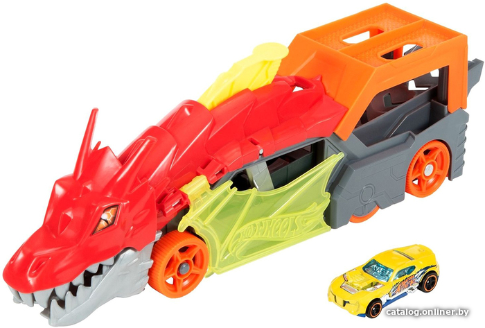 

Набор Hot Wheels Разъяренный дракон с хранилищем для машинок GTK42
