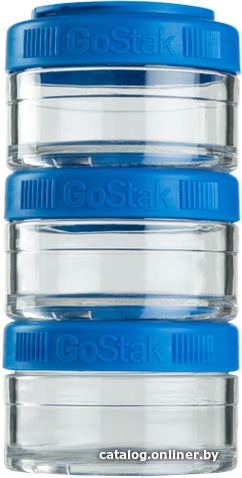 

Набор контейнеров Blender Bottle GoStak Tritan BB-G60-CYAN