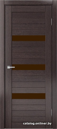 

Межкомнатная дверь MDF-Techno Dominica 120 50x200 (дуб серый, стекло лакобель коричневый)