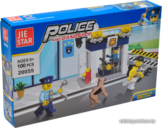 

Конструктор JIE-STAR Police 20055 Участок