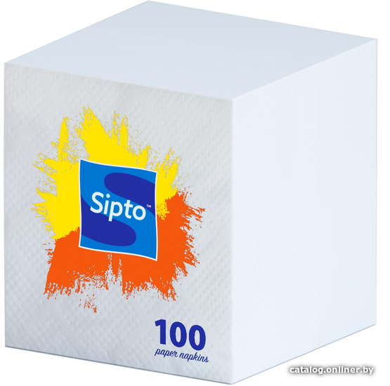 

Бумажные салфетки Sipto 100 шт (белый)