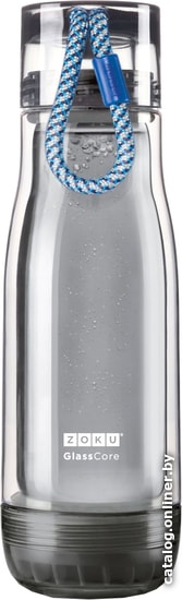 

Бутылка для воды Zoku Active ZK128-AC-BL (черный/синий)