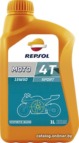 

Моторное масло Repsol Moto Sport 4T 15W-50 1л