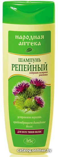 

Iris Cosmetic Народная аптека Репейный 400 мл