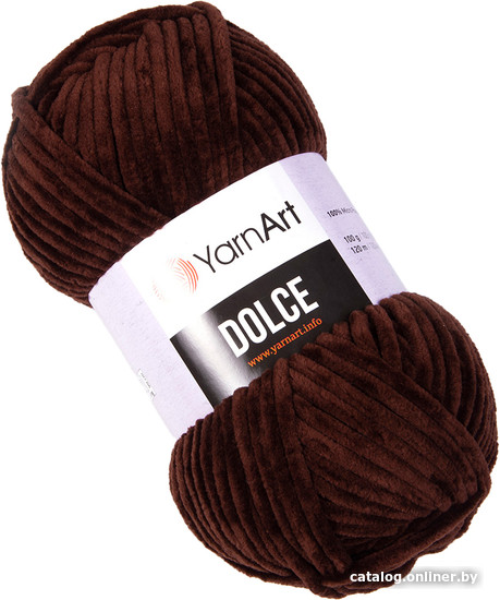 

Пряжа для вязания Yarnart Dolce 775 100 г 120 м (шоколад)