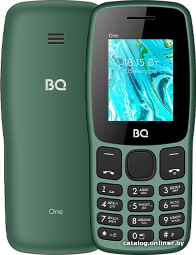 

Кнопочный телефон BQ-Mobile BQ-1852 One (зеленый)