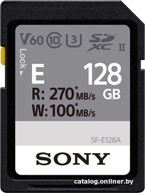 

Карта памяти Sony SDXC SF-E128A 128GB
