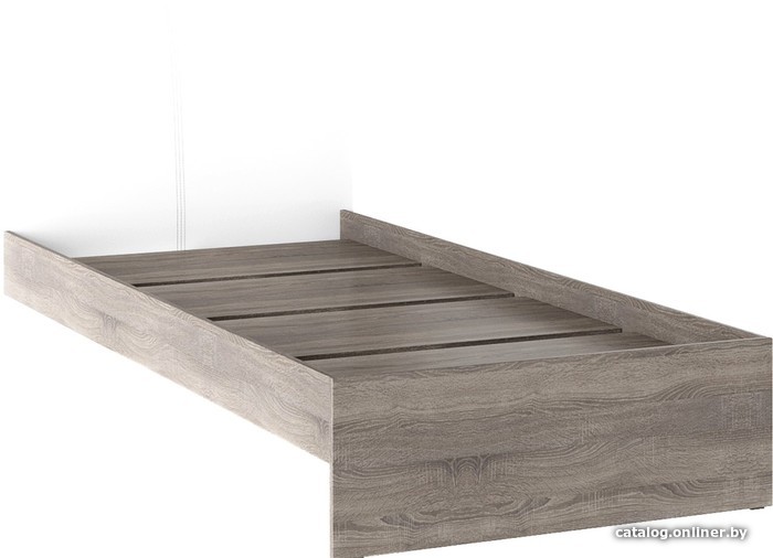 

Кровать Bon Mebel Доминика основание ЛДСП 120x200 (дуб сонома трюфель/кожзам бел.)