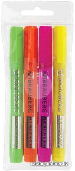 

Текстовыделитель BRAUBERG Energy 150486 (4 шт)