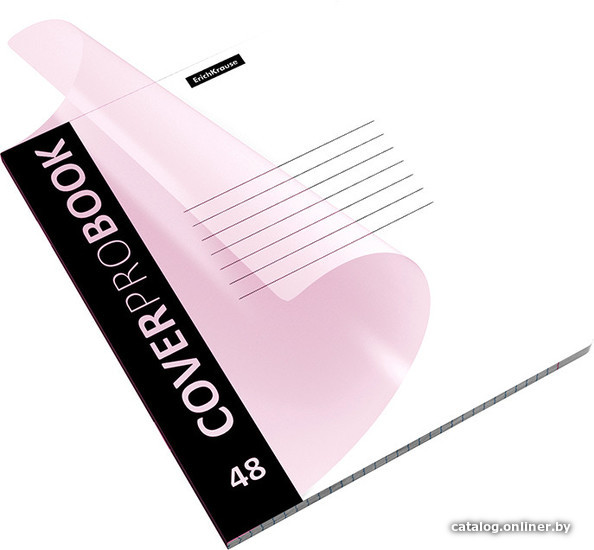

Полуобщая тетрадь Erich Krause CoverProBook Pastel 48 л клетка 55228