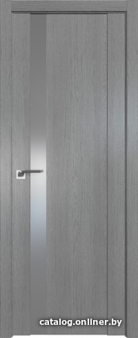 

Межкомнатная дверь ProfilDoors 62XN 80x200 (грувд серый/стекло серебряный лак)