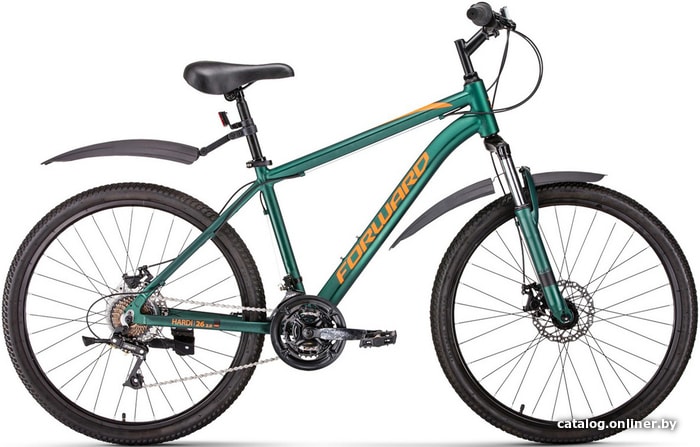 

Велосипед Forward Hardi 26 2.0 disc 2020 (зеленый)