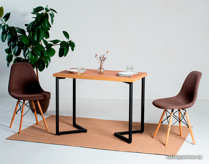 

Кухонный стол Millwood Лондон 160x80 (36 мм, дуб золотой craft/черный)