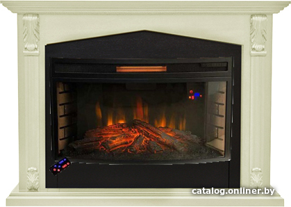 

Каминокомплект Smolcom Praga FS33/FS33W с FireSpace 33W S IR (белый ваниль)