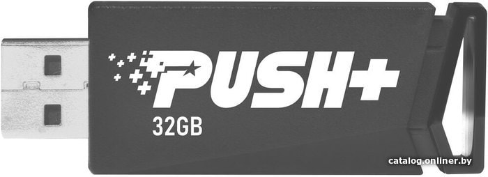 

USB Flash Patriot Push+ 32GB (черный)