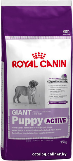 

Сухой корм для собак Royal Canin Giant Puppy Active 15 кг