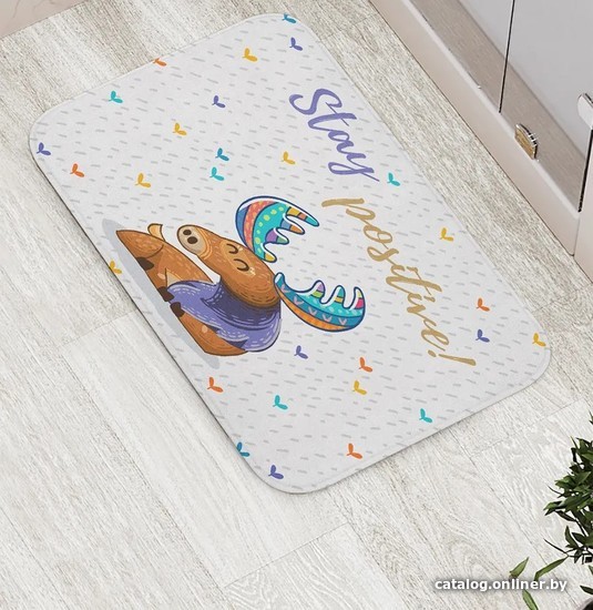 

Коврик для ванной JoyArty Будь позитивным bath_23363