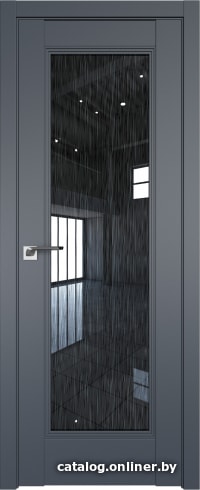 

Межкомнатная дверь ProfilDoors 65U 70x200 (антрацит/стекло дождь черный)